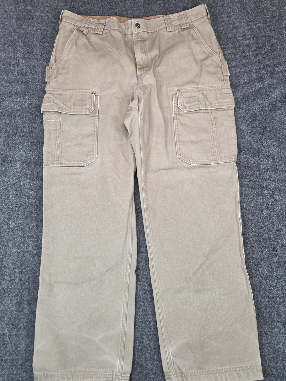 Duluth Trading Co Fire Hose Cargo Pants Mens 40x34 Tan